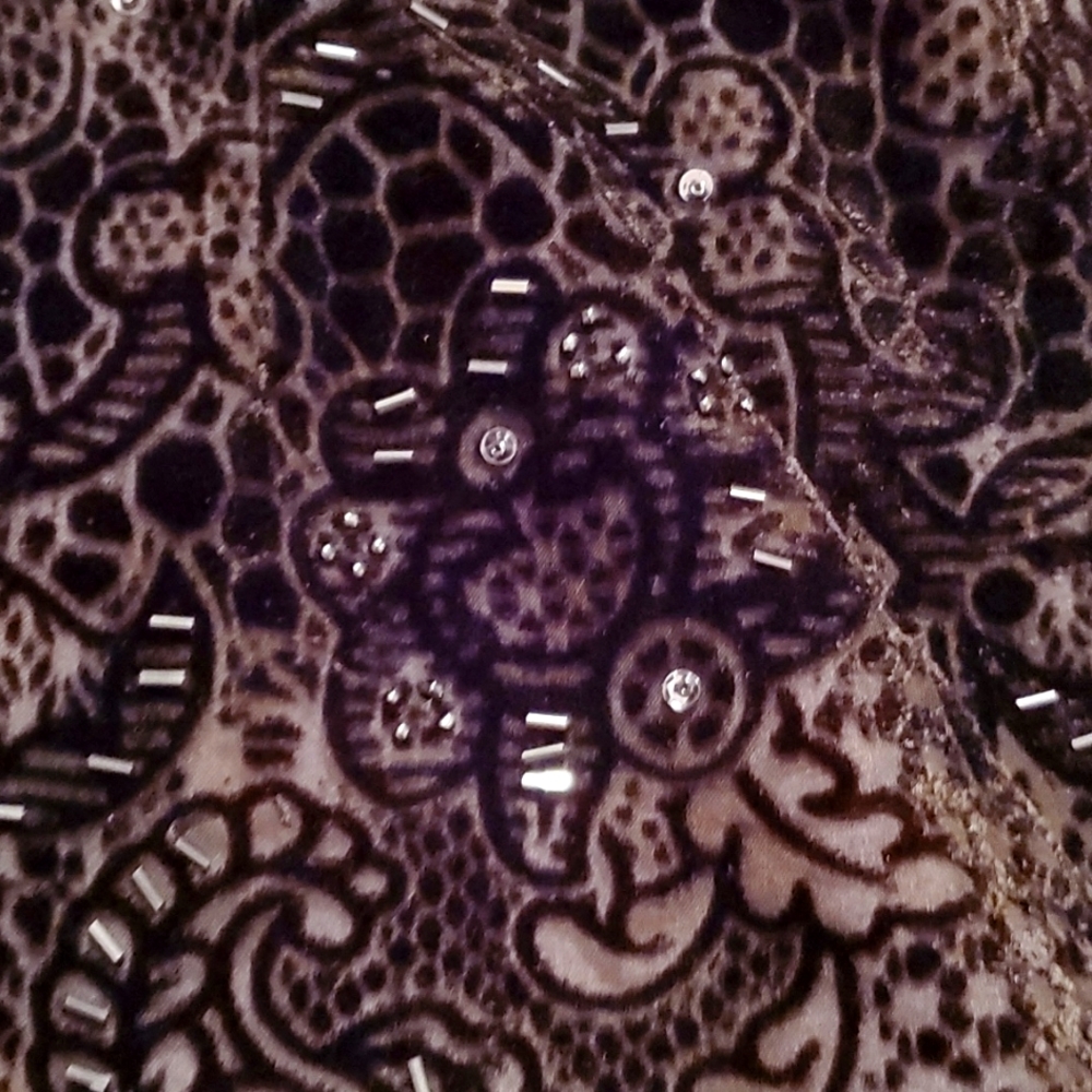 Beaded velvet pants size 16